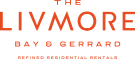 The Livmore, Bay & Gerrard, Refined Residential Rentals, Logo