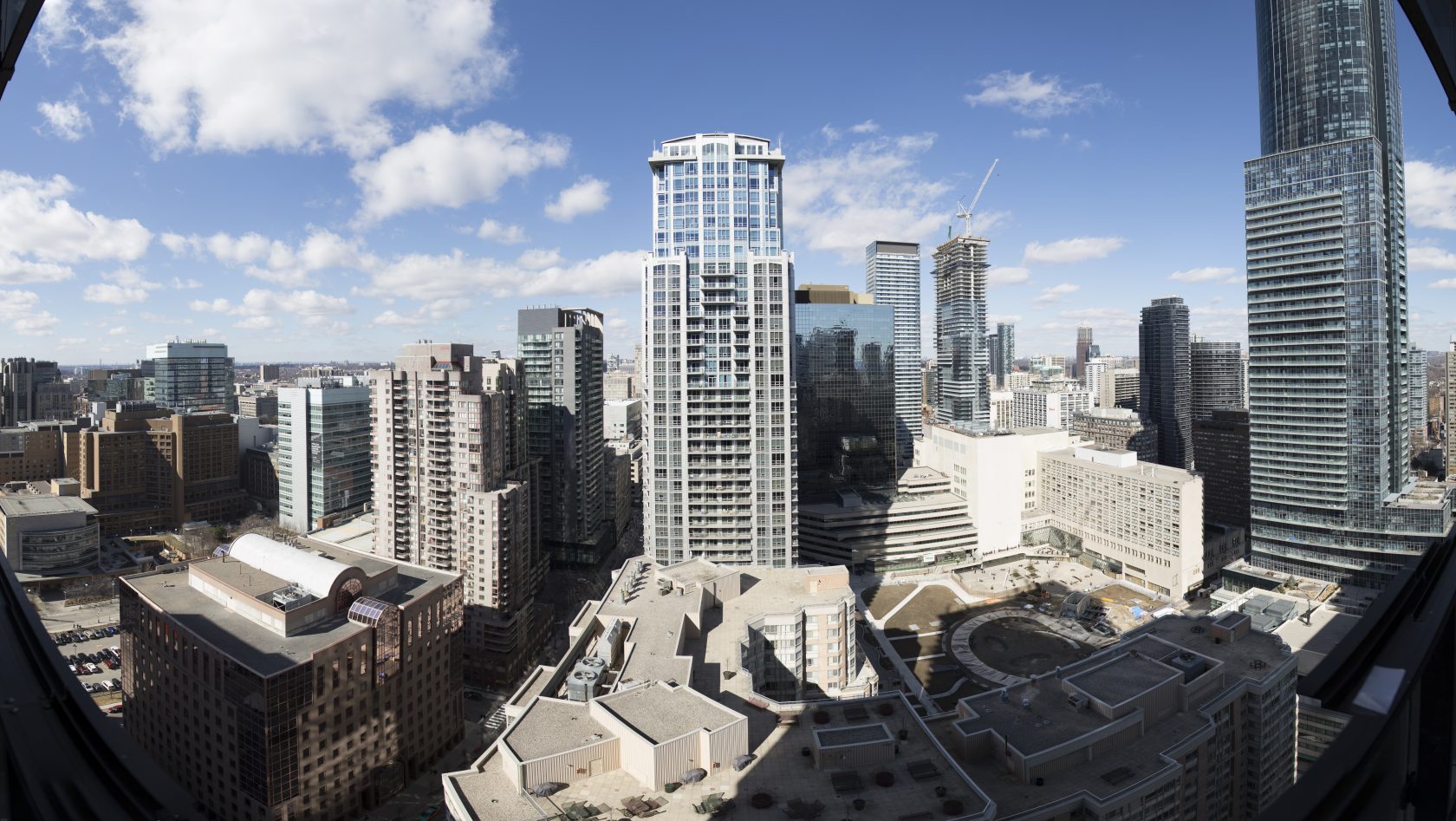 North side view from 30th floor